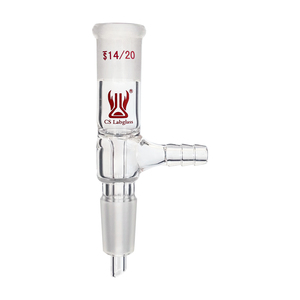 Verrerie de laboratoire Adaptateur de <span class=keywords><strong>filtration</strong></span> <span class=keywords><strong>sous</strong></span> <span class=keywords><strong>vide</strong></span> droit en verre borosilicate avec raccord de tuyau - Product Image 1