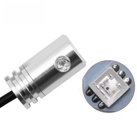 Lumières d'ambiance LED pour voiture 12V 4W, RGB, contrôle par application, ligne froide, éclairage décoratif automobile, accessoires intérieurs, étanche IP65, 500lm