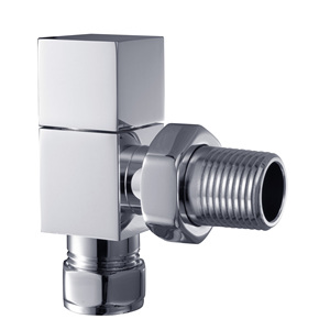 IVANCI Vannes de <span class=keywords><strong>radiateur</strong></span> carrées modernes Chrome pour porte-serviettes de <span class=keywords><strong>chauffage</strong></span> <span class=keywords><strong>central</strong></span> à domicile - Product Image 1