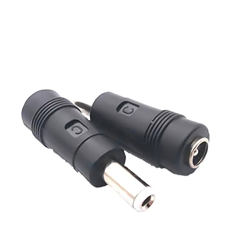 Best Price No Wires 5.5*2.1 Female To 5.5*2.5 Male DC Power Adapter Dc Solar Plug Connector