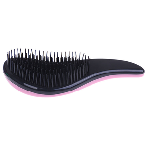 Brosse à cheveux démêlante pour femmes, poils humides/secs, poignée en plastique, peigne portable. - Product Image 4