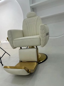 Salon de coiffure haut de gamme pour hommes, style rétro, avec fauteuil de coiffure - Product Image 2
