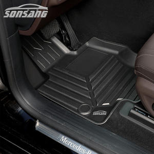 SONSANG OEM tapis de voiture personnalisé de haute qualité tapis de voiture personnalisés de concepteur de <span class=keywords><strong>luxe</strong></span> pour Mercedes Gle 2021 tapis de voiture TPE - Product Image 5