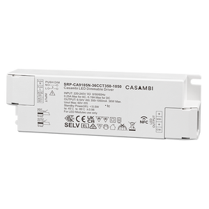 Driver LED Casambi 36W blanc réglable NFC avec configuration par application, gradation par <span class=keywords><strong>amplitude</strong></span>/CRR, gradation profonde, contrôle par application, driver Bluetooth - Product Image 2