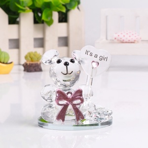 Set Orsetto di Cristallo '<span class=keywords><strong>È</strong></span> una Bambina' per Regali Baby Shower - Product Image 2