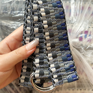 Rw Tùy Chỉnh Cổ Điển Thiết Kế Vải Thắt Lưng Có Thể Điều Chỉnh Đầy Màu Sắc Đôi D Nhẫn Polyester Bông Vải Dây Đeo Thắt Lưng Thắt Lưng Cho Phụ Nữ - Product Image 2