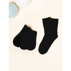 Chaussettes Golif 100% coton pour hommes, col moyen, respirantes, antibactériennes, adaptées aux diabétiques, logo bleu imprimé, taille libre, cheville haute - Product Image 1