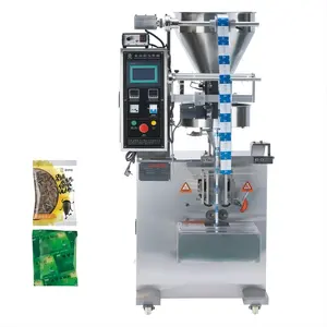VFFS Multi-Function 4 Side Sealing Pellet Bean Grain Almond Weighing Filling Granule Sachet Packaging Packing Machine