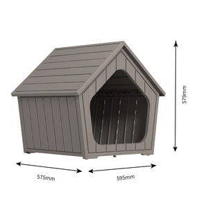 Perrera de plástico PP para perros pequeños y Lindos con techo - Product Image 3