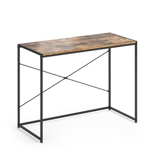 Scrivania a soppalco 100x45x75cm scrivania per Computer in legno <span class=keywords><strong>Vintage</strong></span> scrivania da lavoro per ufficio per piccoli spazi scrivania studio industria tavolo moderno - Product Image 3