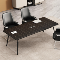 Mesa de panel reversible de oficina modular multifuncional moderna para uso doméstico comodidad mejorada con puertos de cable abatibles