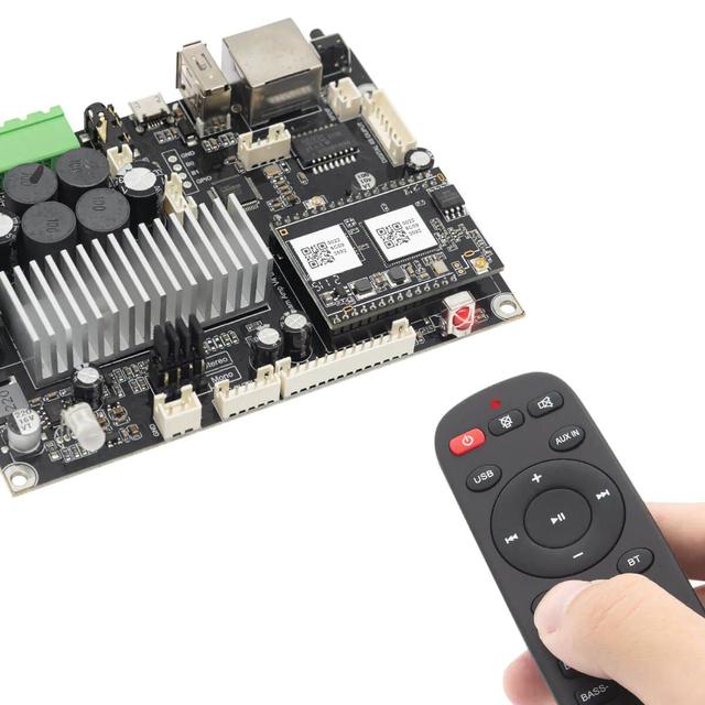 DIY 2.0 WiFi wireless multiroom car stereo audio power amplifier HiFi pcb display board mixer high quality