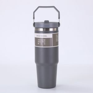 Gobelet isotherme en acier inoxydable avec couvercle, tasse de voyage à double paroi 30 oz, cadeau pour homme, gourde d'extérieur - Product Image 2