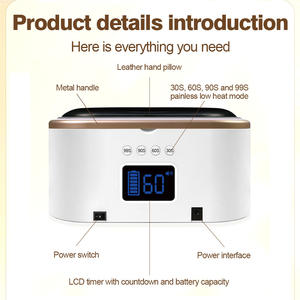 Nouvelle lampe UV portable pour séchage des ongles, rechargeable, 128 W, professionnelle, sans fil, LED, pour <span class=keywords><strong>manucure</strong></span>, sécheuse à ongles en gel - Product Image 4