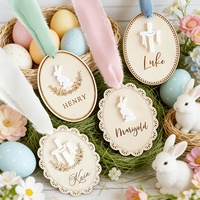 Décoration murale en forme de boîte décorative, œuf de Pâques et lapin découpés au laser, multicouche, de qualité supérieure, fabriquée avec des matériaux artisanaux de haute qualité