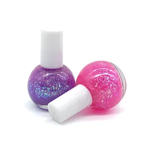 OEM factory private label long lasting air dry breathable sequins gel glitter reflective nail polish