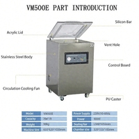 2025 grande machine de scellage sous vide automatique commerciale pneumatique pour l'emballage alimentaire sec/humide dans des sacs pochettes Films