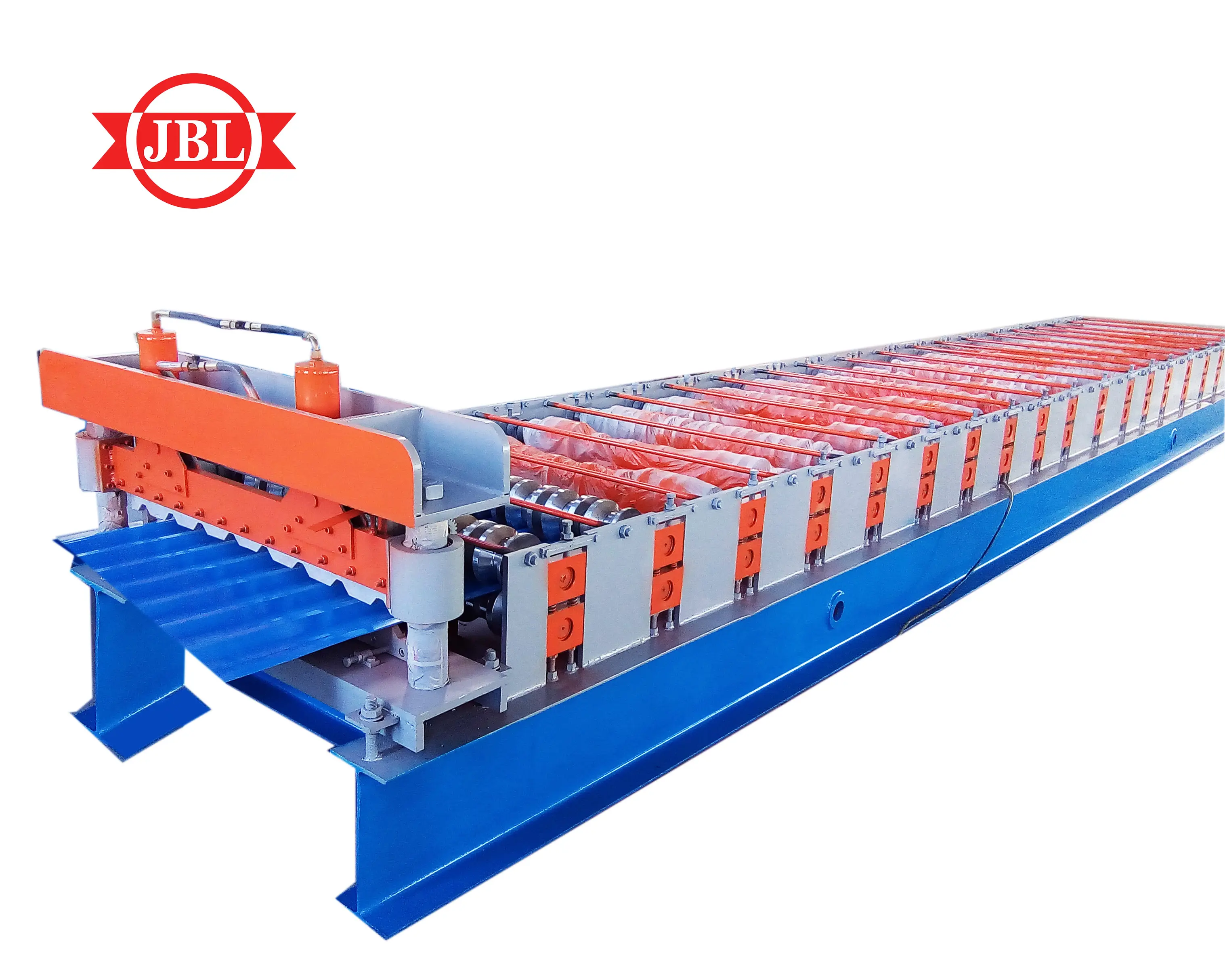 Low Cost Metal PPGI Coils Trapezoidal Ibr Tr4 Tr5 Roofing Sheets Making Roof Panel Tile Double Deck Roll Forming Machine