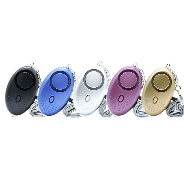 Anti-thief 130DB LED Portable Emergency SOS Security Self Defense Alarm Keychain Personal Alarm for Elders