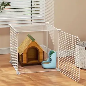 China Fabriek Duurzame Indoor Diy Grote Opvouwbare Hamster Konijn Kat En Hond Hek Hot Selling Huisdier Kooi Voor Katten