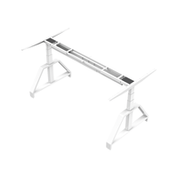 Bureau électrique moderne assis-debout pour le bureau à domicile, cadre de table à hauteur réglable, fonction tournante, meubles modulaires, postes de travail