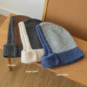 Factory Direct Sale Knitted Outdoor Winter Hat BeaniePopular Design Female 100% Acrylic Winter Cap