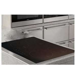Table de cuisson à induction 4 foyers 6 kW en verre noir 59*52cm, modèle OEM/ODM en gros - Product Image 1