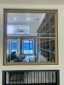 Tùy Chỉnh Hiện Đại Duy Nhất Treo Nhôm Hợp Kim Cửa Sổ Louvre Rèm Thép Không Gỉ Màn Hình Cho Nhà Bếp Thông Gió Trượt Thiết Kế - Product Image 5