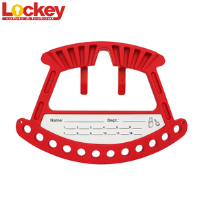 <span class=keywords><strong>Porta</strong></span> <span class=keywords><strong>lucchetto</strong></span> di sicurezza portatile in plastica per 12 serrature - Product Image 2