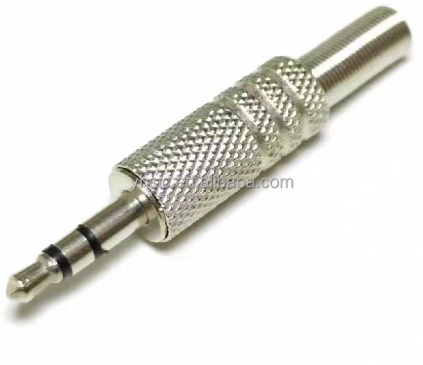 3.5MM headphone plug Audio plug Mono dual channel Stereo welded wire microphone plug Male head