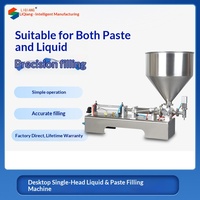 Machine de remplissage horizontale pneumatique entièrement automatique pour pâtes et liquides (sauces, miel, sauce soja, vinaigre) et emballage en sachets