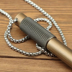 Moda Mini kolye Vintage High-end <span class=keywords><strong>Metal</strong></span> dolma kalem özel Logo kişiselleştirilmiş mürekkep kalem doğum günü iş promosyon hediye kalem - Product Image 3