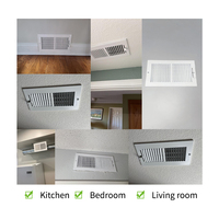 Système HVAC Lakeso, grille de ventilation à double sens facile à nettoyer, grilles de climatisation, diffuseurs, grilles de ventilation d'air