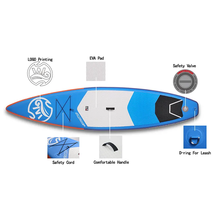 Diy Penggunaan Multifungsi Nyaman Eva Bantalan Traksi Balapan Sup Papan Paddleboard