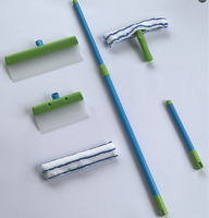 Nettoyeur de vitres télescopique Greenwell en silicone écologique ABS+métal, manche long de 30 cm + 120 cm, outil de nettoyage de voiture, vu à la télévision