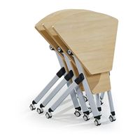 Bureau de formation pliable moderne et simple de qualité supérieure, modulaire, disponible en différentes tailles et formes, adapté aux bureaux et aux immeubles de bureaux