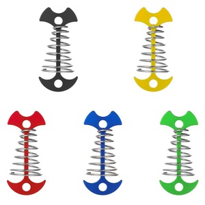Estacas de Acero Inoxidable para Tienda de Campaña, Tipo Espina de Pescado, de Aleación de Aluminio, 7.7x3.6cm, Anclaje para Toldo, Hebilla para Cuerda de Viento, Mosquetón <span class=keywords><strong>Fijo</strong></span> - Product Image 2
