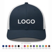 Gorras de Béisbol Personalizadas, 100% Algodón Jersey, Gorra Trucker al por Mayor, Estructurada, Logotipo Bordado en 3D, Cierre con Hebilla Dorada/Cobre, Marca Privada
