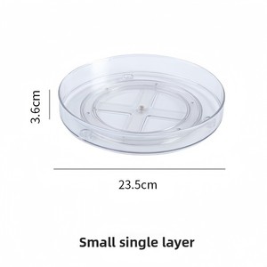 Grenzüberschreitendes Multifunktionales Drehbares Regal Küchenarbeitsplatte Gewürzbox Aufbewahrungsfach Kosmetik-<span class=keywords><strong>Organizer</strong></span> Rutschfester Drehteller - Product Image 5