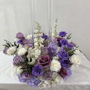 Decoración de Candelabros Personalizados GreenLife para Bodas, Corona de Hierba de Pampas, Arreglo Floral - Product Image 6