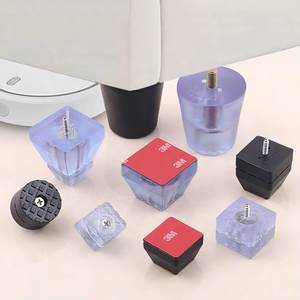 Patins antidérapants en <span class=keywords><strong>silicone</strong></span> transparent pour meubles avec vis, patins coniques pour pieds de meubles, coussinets antidérapants pour canapé et <span class=keywords><strong>chaise</strong></span>, pieds antidérapants bon marché - Product Image 1