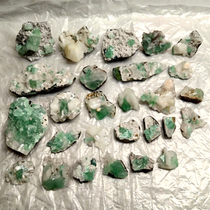 Natural Green Apophyllite Stilbite <b>Crystal</b> Specimen Mineral <b>Cluster</b> Lot Wholesale Raw Healing Stone Irregular Shape Art - Product Image 1