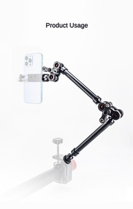 <span class=keywords><strong>YEAH</strong></span> 1/4 ''Tornillo 530mm Brazo mágico de fricción articulado ajustable para monitor LCD, luz de relleno, cámara web, micrófono - Product Image 4