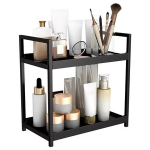 Organizador de 2 Niveles para Debajo del Fregadero, Cesta Deslizante para Gabinete, Estante de Almacenamiento con Ganchos para Colgar Tazas, Organizador para Baño y Cocina, Nuevo - Product Image 3