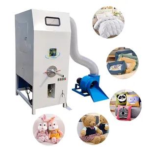 Single mouth toy filling machine / Shaped pillow pp cotton filling machine /Foam Pellet Filling Machine for Lazy Sofa tianze