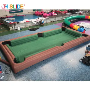 Dev şişme Snooker havuzu 6x4m ücretsiz hava kargo ile kapınıza açık insan şişme bilardo masa eğlenceli ve oyunlar için