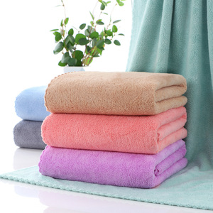 Toalla de baño de lana coral Ryan, 70x140 cm, de secado rápido, absorbente, tamaño grande, para uso en salones de belleza - Product Image 3