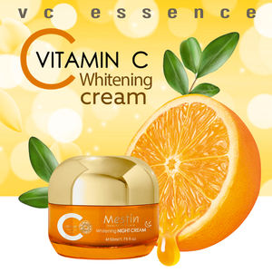 Crème <span class=keywords><strong>de</strong></span> <span class=keywords><strong>nuit</strong></span> pour le visage <span class=keywords><strong>à</strong></span> la vitamine C et <span class=keywords><strong>à</strong></span> l'arbutine <span class=keywords><strong>de</strong></span> marque privée Mestin, acide hyaluronique, glycérine, squalane, éclaircissante, hydratante, soin quotidien - Product Image 6