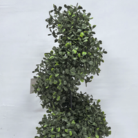 H48CM Milan Intérieur/Extérieur Spirale Topiaire Arbre Artificiel Bonsaï Buis Plantes Herbe Topiaire pour Mariage Décoratif