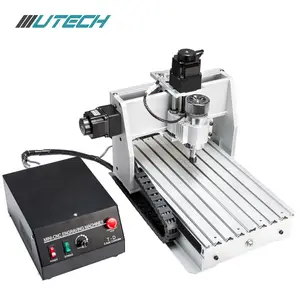 Hot Koop Cnc Diy 4 As Cnc Router 3040 Graveermachine Roterende As Met Chuck Tafel Voor Diy Onderdelen